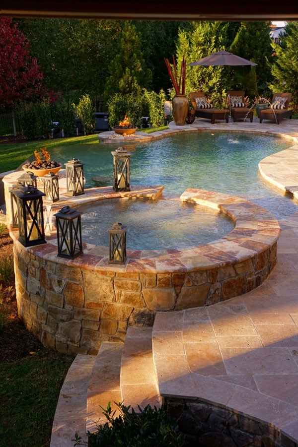 25 Amazing In Ground And Above Ground Hot Tub Ideas | Page ...
